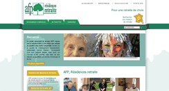 Desktop Screenshot of afp-residences-retraite.fr